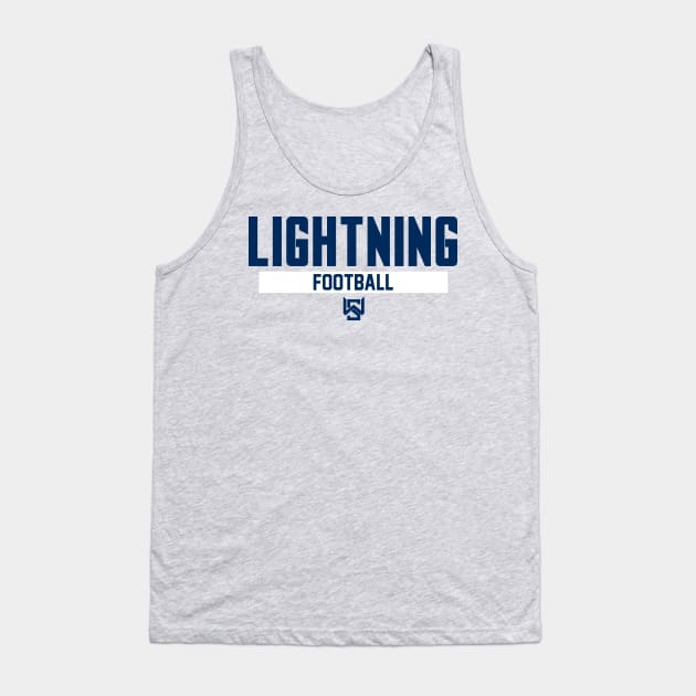 West Side Lightning Football Tank Top by twothree